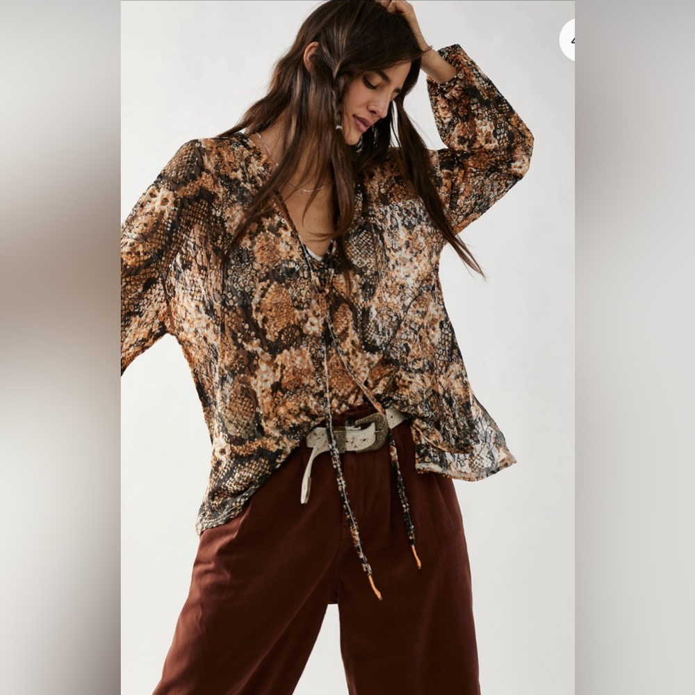 Free People Out For The Night Top